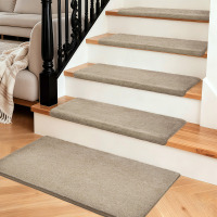 Hokku Designs Kanav Non-Slip Indoor Stair Tread 14pcs with 1pcs Landing Mat New In Box $299
