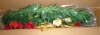 Decoway Pre Lit Christmas Tree: Pop Up 6 FT Warm White LED Lights (Yellow) Pre Decorated Christmas Tree with Red Gold - Holiday Party Decorations with Warm White LED Lights for Christmas New In Box $299 - 2