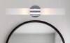 Bel Air Lighting Fusion 20.5 in. 2-Light Polished Chrome Linear Bathroom Vanity Light Fixture with Frosted Glass New In Box $199