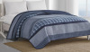 Nautica Queen Size Adelson Cotton Reversible Navy Quilt $199