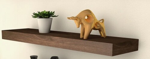 Debracat 36" Solid Wood Floating Shelf New In Box $99