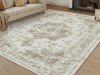 Winston Porter 8' x 10' Elegant Modern Machine Woven Area Rug in Brown New In Box $399