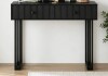 Latitude Run&reg; Black Vanity Desk, Small Makeup Vanity with 2 Drawers, Modern Vanity Organizer $299