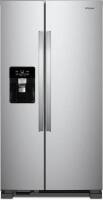 Whirlpool 21.4 cu. ft. Side by Side Refrigerator in Fingerprint Resistant Stainless Finish $2299