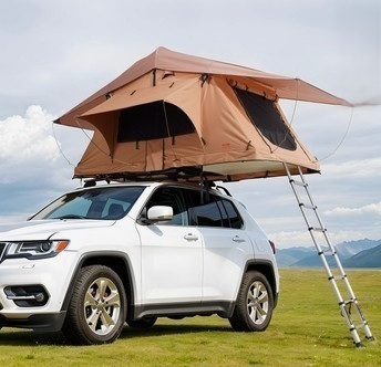 VEVOR Rooftop Tent Hard Shell, Naturnest Rooftop Tent Hardshell for 2-3 Person, Folding Hard Shell Roof Top Tent with Telescopic Ladder Mattress PVC Cover Bag, Waterproof for Jeep SUV Van Pickup Truck New in Box $999