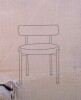 Latitude Run Modern Faux Leather Upholstered Side Dining Chair with Metal Frame in Black New in Box $299 - 2