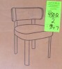 Hokku Designs Upholstered Solid Wood Dining Chair Side Chair in Green New in Box $399 - 2