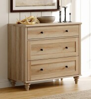 WAMPAT 34" Dresser for Bedroom with 3 Drawers, White Kids Dressers with Wide Chest of Drawers, Mid Century Modern Wooden Closet Storage Organizer, Small Dressers for Living Room, Nursery, Hallway New In Box $399