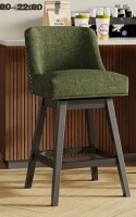 George Oliver 360&deg;Bar Counter Stool with Solid Wood Frame New In Box $399