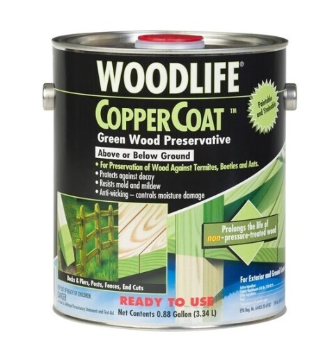 Woodlife CopperCoat Green Wood Preservative, 1 Gallon / Ready Seal 100 Exterior Wood Stain and Sealer, Clear, 1 Gal. / Assorted New Shelf Pull $79