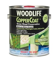 Woodlife CopperCoat Green Wood Preservative, 1 Gallon / Ready Seal 100 Exterior Wood Stain and Sealer, Clear, 1 Gal. / Assorted New Shelf Pull $79