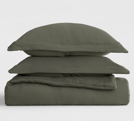 RE/FINE&trade; Cloud Gauze Textured 3-Piece Queen Size Comforter Set New In Box $299