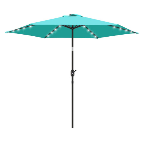 Arlmont & Co. Boxwell 90" Lighted Market Umbrella New in Box $299