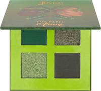 Juvia's Place Rebel Army Eyeshadow Palette, 4 Velvety Smooth, Spicy Shimmery Green Shades, Cruelty Free, Long lasting, Vegan New In Box