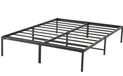 VEVOR 14 Inch Queen Metal Bed Frame Platform, No Box Spring Needed, 1500 lbs Loading Capacity Embedded Heavy Duty Mattress Foundation with Steel Slat Support, Easy Assembly, Noise Free New Open Box $199