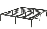 VEVOR 14 Inch Queen Metal Bed Frame Platform, No Box Spring Needed, 1500 lbs Loading Capacity Embedded Heavy Duty Mattress Foundation with Steel Slat Support, Easy Assembly, Noise Free New Open Box $199