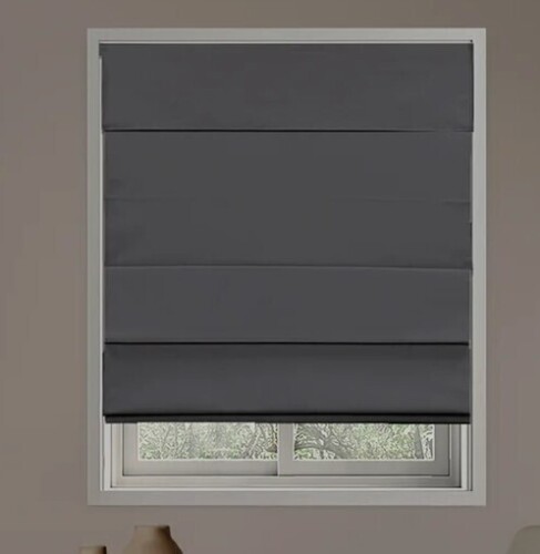 Symple Stuff 60"x 72" Coursey Cordless Blackout 100% Cotton Roman Shade with Cellular Shade Backing New In Box $199