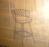 Corrigan Studio&reg; Kymberlynn Swivel Upholstered Low Back Bar & Counter Stool With Metal Frame New In Box $399 - 2