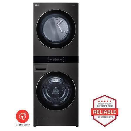 LG WashTower 5.0 Cu.Ft. Washer & 7.4 Cu.Ft. Electric Dryer with Center Control New $2999