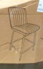 George Oliver Modern Swivel Upholstered Bar Stool with PU Leather Seat and Metal Frame, Armless Counter Height Stool with Footrest in Dark Brown New Shelf Pull $299 - 2