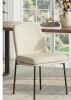 George Oliver Fabric Upholstered Parsons Side Chair Dining Chair in Beige New Shelf Pull $299