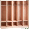 VEVOR Coat Locker, 5-Section Daycare Cubby Coat Rack, Classroom Coat Locker and Backpack Hanger, with 5 Hooks and Storage Boxes, for Kindergarten & School, Natural, New in Box $399