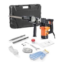 VEVOR Demolition Jack Hammer, 1400W Electric Jackhammer Heavy Duty, 2900 BPM Concrete Breaker, 2pcs Chisels Bits Chipping with Case, Gloves, New in Box $299