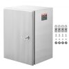 VEVOR Steel Electrical Box, 16"x 12"x 6", 304 Stainless Steel Electrical Enclosure Box, Wall-Mounted Outdoor Electrical Electronic Equipment Enclosure with Mounting Plate Hinges Lock, IP66 Waterproof, New in Box $299