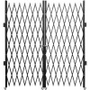 VEVOR Double Folding Security Gate, 6-1/2\' H x 12\' W Folding Door Gate, Steel Accordion Security Gate, Flexible Expanding Security Gate, 360&deg; Rolling Barricade Gate, Scissor Gate or Door with Keys, New Open Box $399