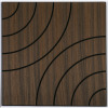 UNISOAR 0.4 in. x 24 in. x 24 in. Smoked Self-Adhesive Square Edge MDF Decorative Wall Paneling (4-Pack) New In Box $199