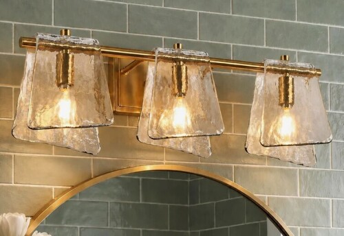 Mercer41 Elisabette 23.6" W 3-Light Dimmable Vanity Light New In Box $399