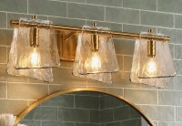 Mercer41 Elisabette 23.6" W 3-Light Dimmable Vanity Light New In Box $399