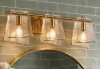 Mercer41 Elisabette 23.6" W 3-Light Dimmable Vanity Light New In Box $399