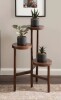Gracie Oaks Fitley Tiered Mango Wood Plant Stand New In Box $299