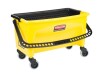 Rubbermaid&reg; FGQ90088YEL 40 Qt. Yellow No Touch Microfiber Mop Bucket New In Box $199