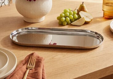 Joss & Main Steel Tray New In Box $199