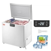 VEVOR Chest Freezer, 5.4 Cu.ft / 153 L Compact Deep Freezer, Free Standing Top Open Door Compact Freezers with 2 Removable Baskets & Adjustable Thermostat, Energy Saving & Low Noise, White, New in Box $599