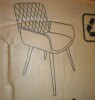 Corrigan Studio Kopelynn Modern Upholstered Dining Room Chair, Black, New in Box $599 - 2