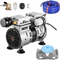VEVOR Pond Aerator, 550W Power, 5.2CFM for Up to 1 Acre 50' Lake, Pond Aeration Kit Includes 3/4 HP Compressor & 100' Weighted Tubing & Diffuser, Air Compressor for Deep Water Oxygen Circulation, New in Box $499