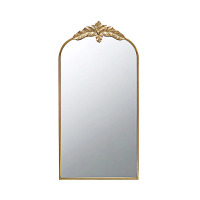 Astoria Grand Arched Antique Ornate Full Length Mirror, 22" x 65", New in Box $599