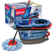 O-Cedar RinseClean Spin Mop & Bucket System New In Box $79