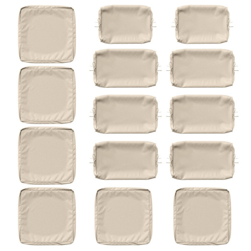 Latitude Run&reg; 14 Pcs Outdoor Cushion Slipcovers All-Weather Patio Cushion Covers For Outdoor Furniture, Covers Only New In Box $299