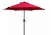 Maypex 7.5 ft. Steel Crank Market Patio Umbrella in Red New in Box $199