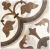 Andova Istanelle Anatol Brown 8-in. Encaustic Patterned Matte Porcelain Wall & Floor Tile, 7.42 sq ft. New In Box $79