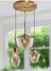 Mercer41 Macklyn 3 - Light Modern Pendant Light With Glass Shades New In Box $499