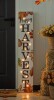 Glitzhome 42 in. H Fall Lighted Maple Leaves Wooden Porch Sign New Shelf Pull $99