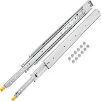 VEVOR Heavy Duty Drawer Slides 60 Inch 500 lb, 1 Pair Full Extension Side Mount Ball Bearing Rails with Dual Lock for Industrial Cabinets Tool Chests and Workbenches New In Box $199