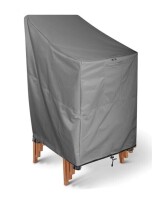 KHOMO GEAR Heavy Duty Stackable Chair Cover &ndash; Premium Outdoor Furniture Protector, Gray, Durable, Weatherproof, UV Resistant New In Box $79