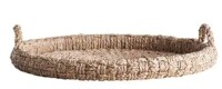 Storied Home 29" Braided Bankuan Tray with Handles New In Box $79
