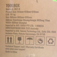VEVOR - Underbody Truck Tool Box, 48 x 24 x 24 Inch Heavy Duty Steel Trailer Storage Box with Lock & Keys, Waterproof Trailer - Black New in Box $699